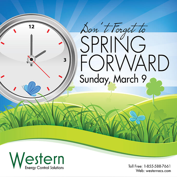 Spring forward it is daylight savings time