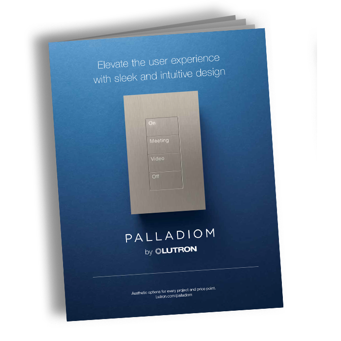 Lutron's Palladiom brings style and elegance to panels, thermostats